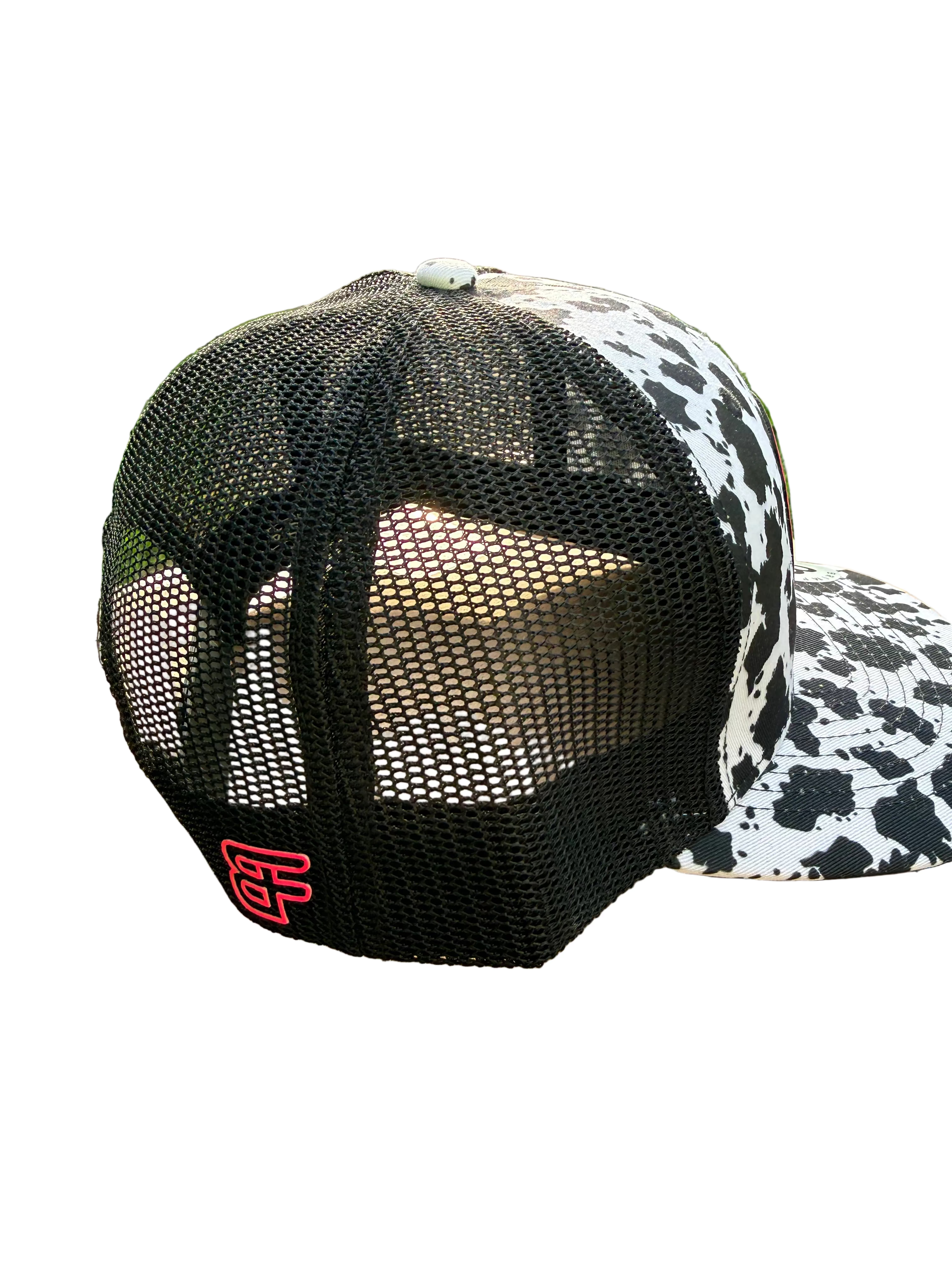 Cow Print Trucker